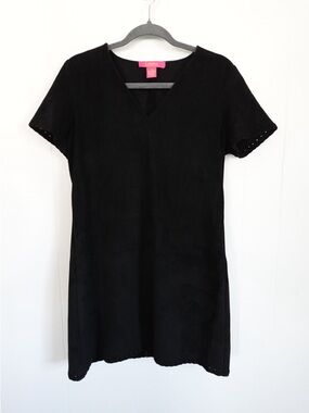 Catherine Malandrino Black Dress with Weaving Trim